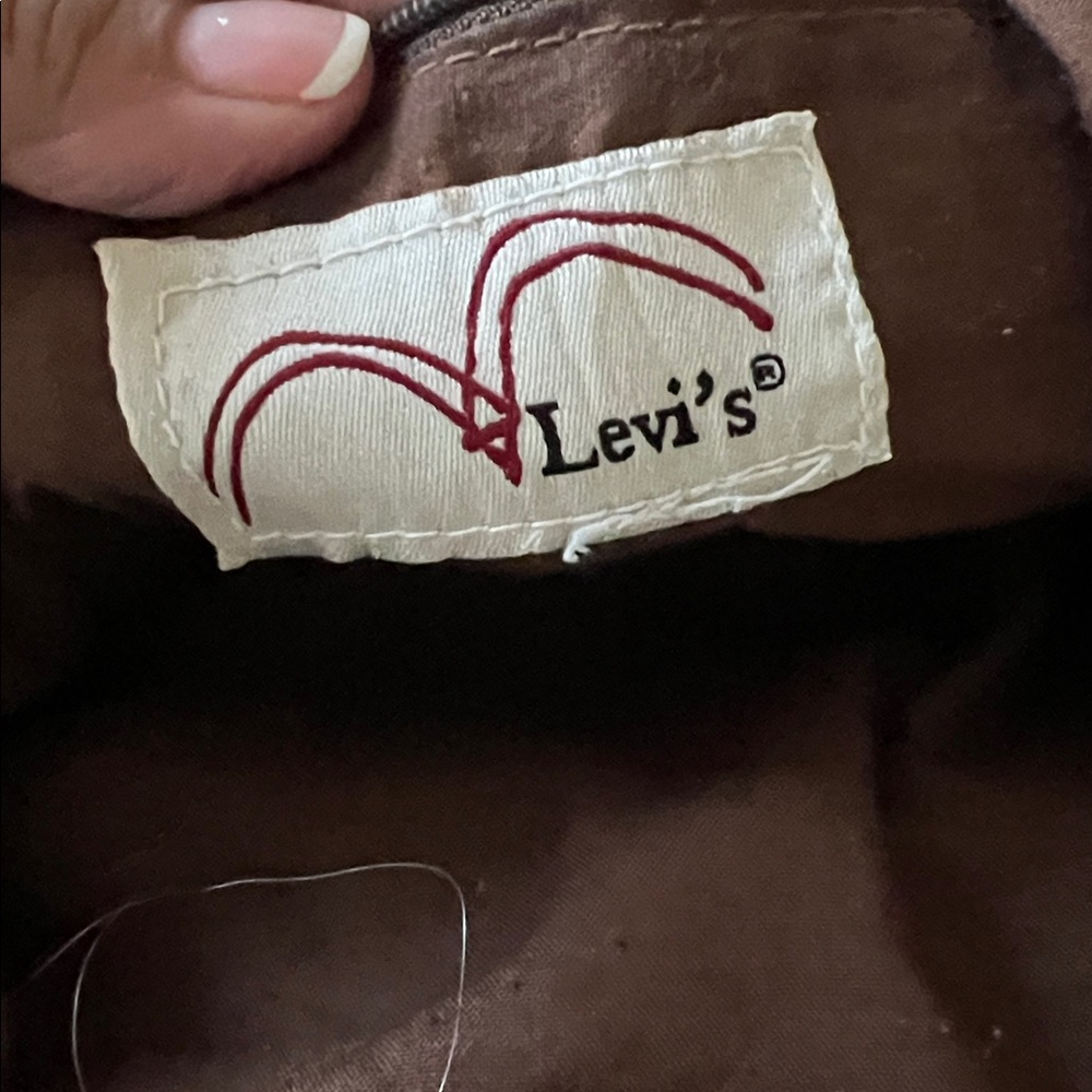 Levi's Brown Tote Bag with Embroidered Design - Picture 5 of 5